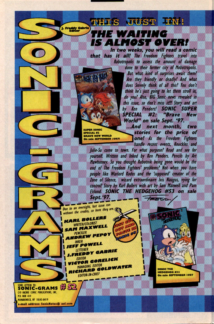 Sonic - Archie Adventure Series November 1997 Page 27